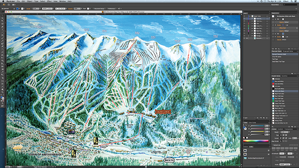 Breckenridge Ski Trail Map Process108