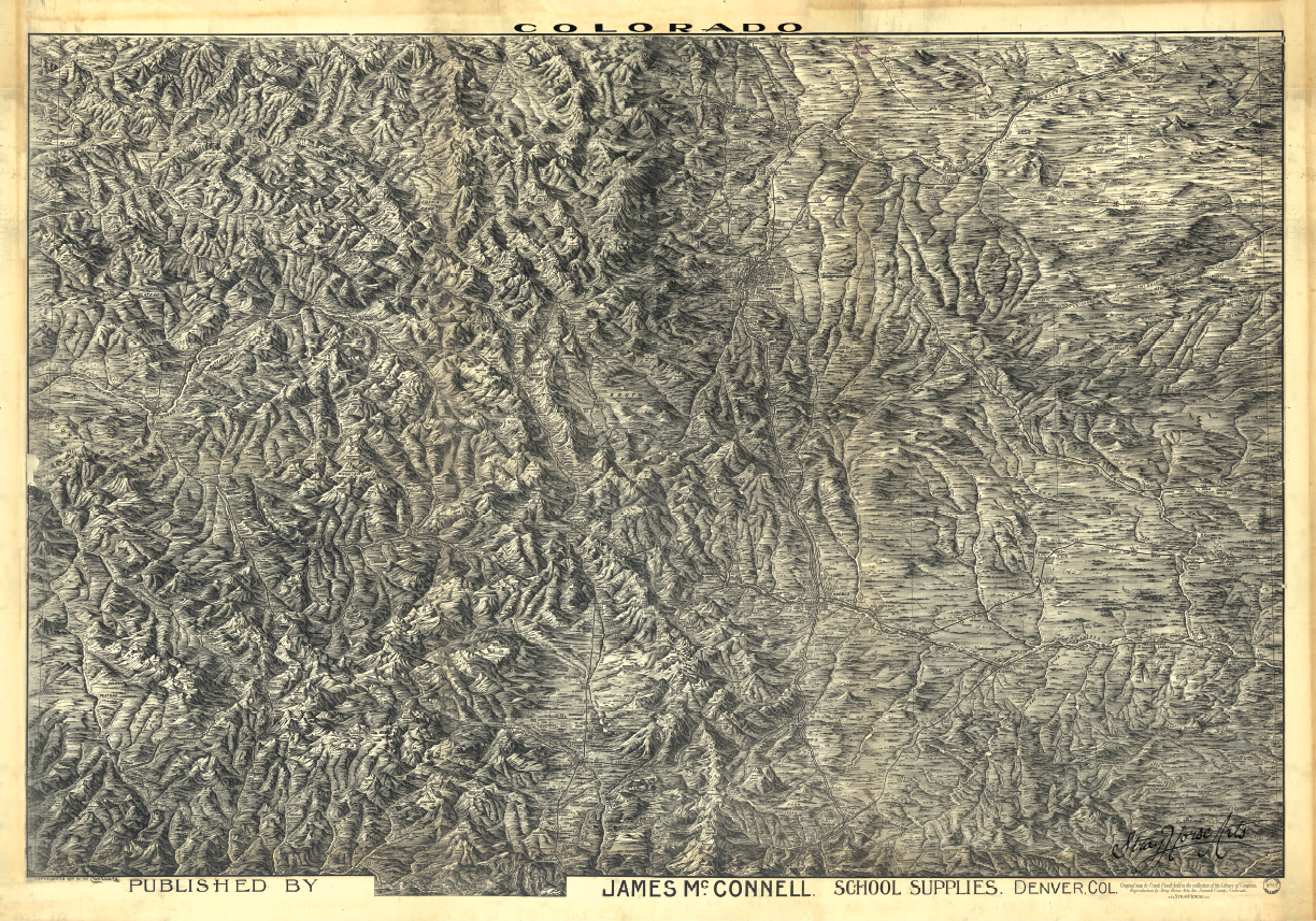 Colorado Map 1884