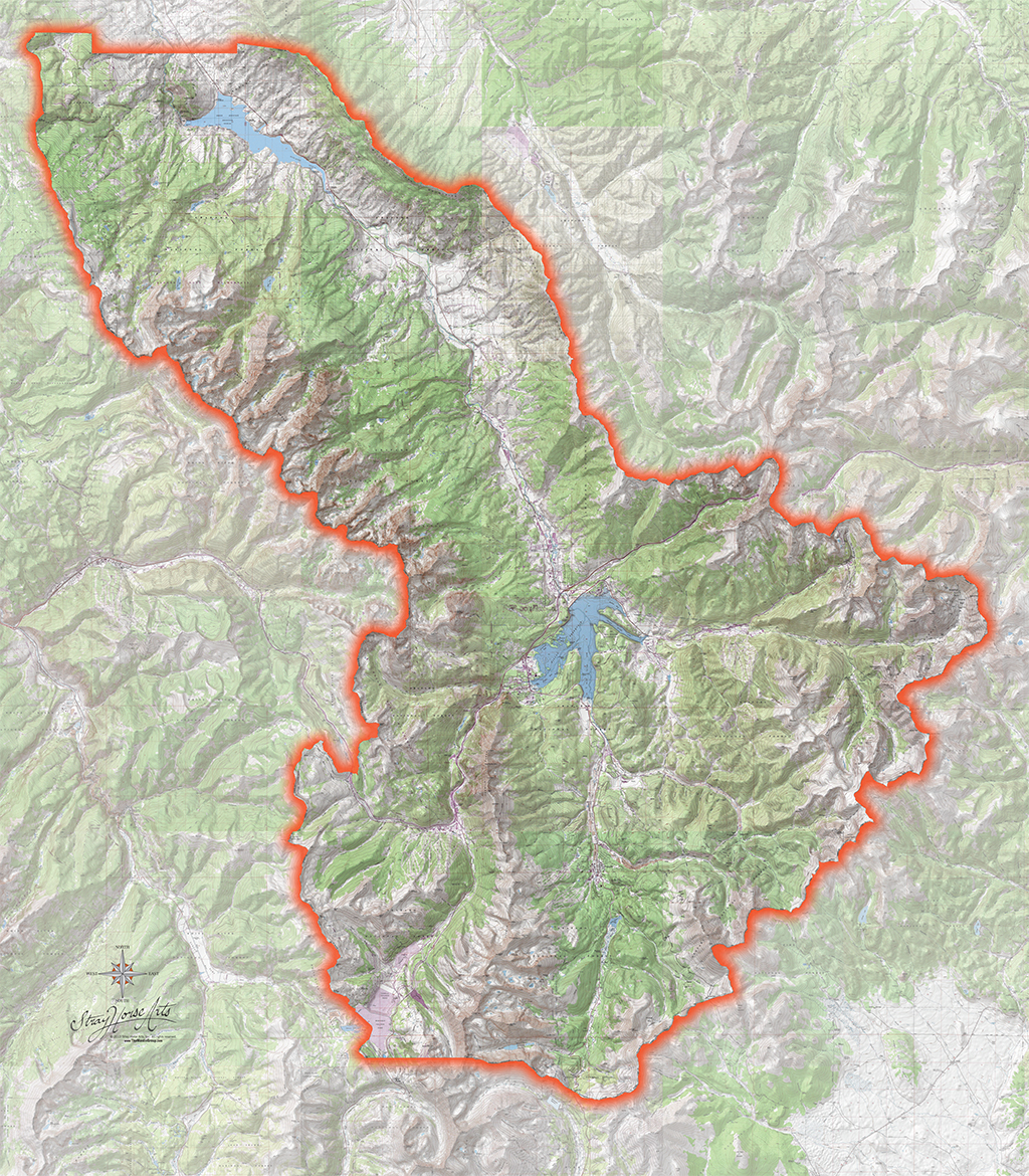 Summit County Topographic Map