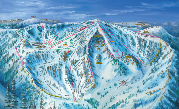 Bear Valley Ski Trail Map