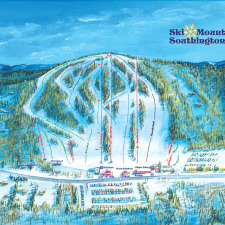 Mount Southington Connecticut Ski Trail Map
