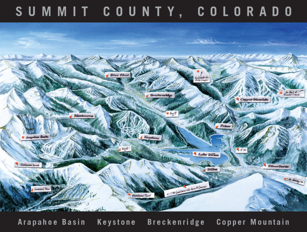 Ski Summit County Trail Map.